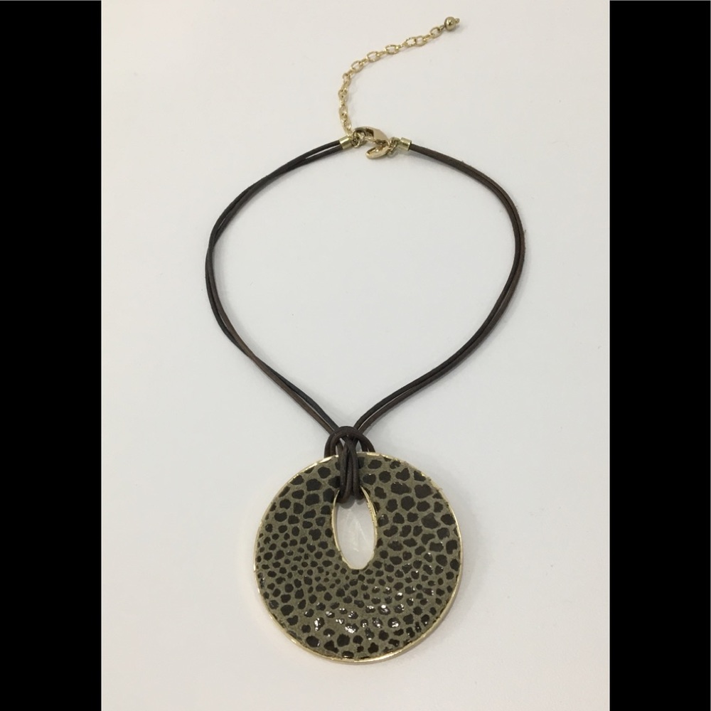 CHICO’S Animal Print Necklace
